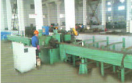 Automatic peeling production line