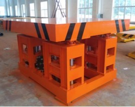 Large heavy-duty hydraulic lifting table